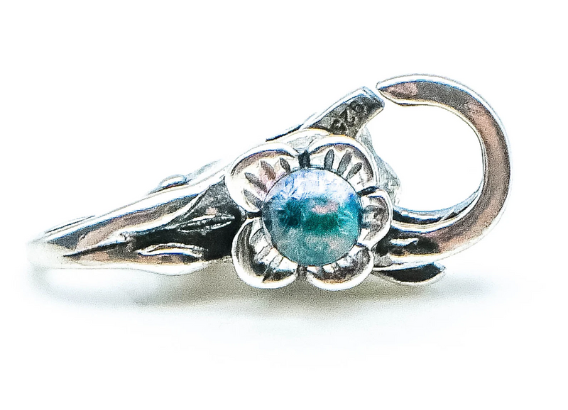 TROLLBEADS FLOWER DICHROIC LOCK CLASP