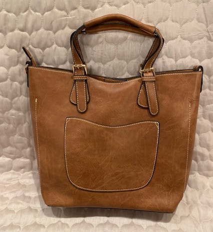 NEW YORK BROWN TOTE 60471