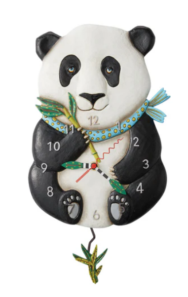 SNUGGLES PANDA CLOCK