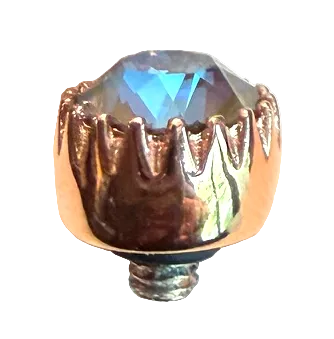 QUDO LONDON TOPPER 8MM SMALL LILAC IGNITE ROSEGOLD