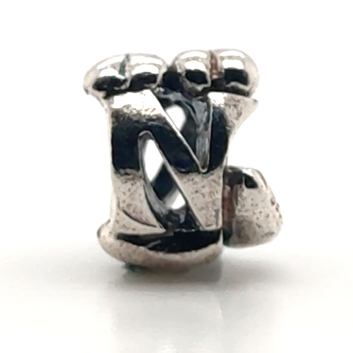TROLLBEAD LETTER BEAD "N" BEAD
