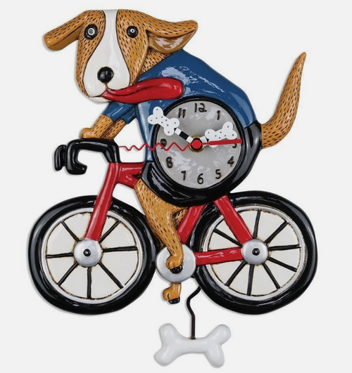 BICYCLE DOG CLOCK