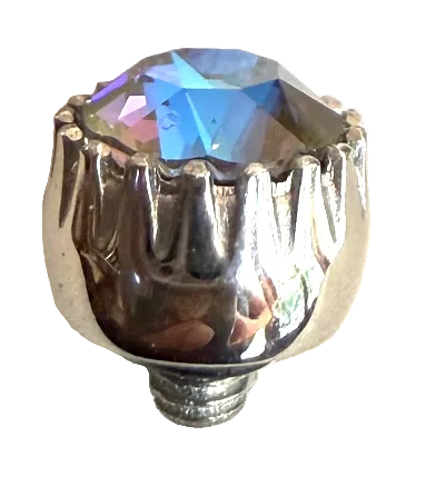 QUDO LONDON TOPPER 8MM SMALL LILAC IGNITE SILVER