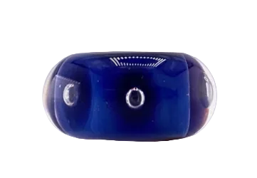 TROLLBEAD BLUE BUBBLES GLASS BEAD