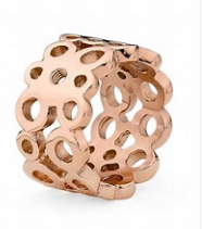 QUDO BASIC ANCONA ROSEGOLD RING