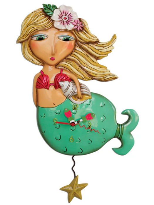 SHELLEY MERMAID CLOCK