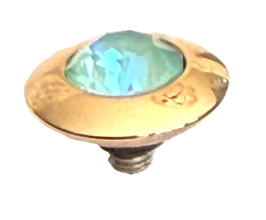 QUDO TONDO 11 MM SILKY SAGE DELIGHT ROSE GOLD TOPPER