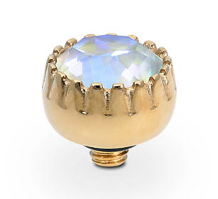 QUDO LONDON TOPPER 8MM SMALL SERENE GRAY DELIGHT ROSEGOLD