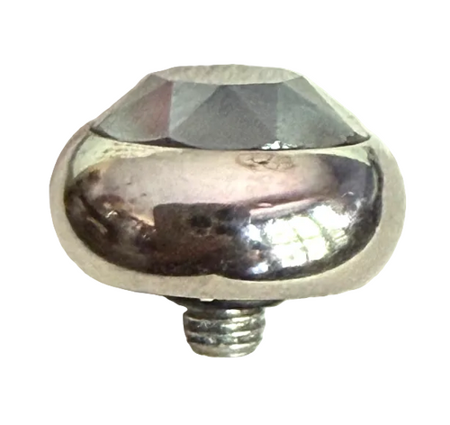 QUDO TONDO 10 MM SERENE GRAY DELIGHT TOPPER SILVER