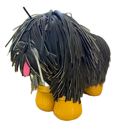 NEW YORK SHAGGY DOG BAG BLACK 61166