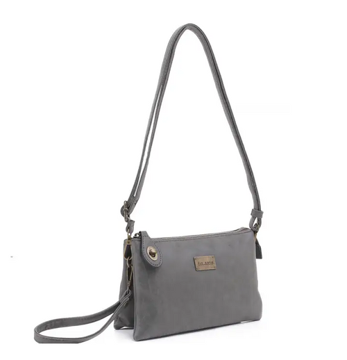 LIZ SOTO ELLA CROSSBODY DARK GREY 60233