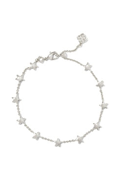 KENDRA SCOTT BRACELET SIERRA STAR DELICATE CHAIN SILVER