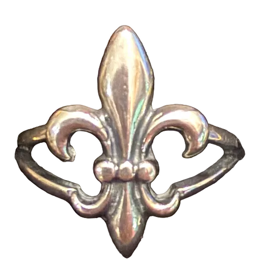 HERITAGE FLEUR DE LIS STERLING SILVER RING