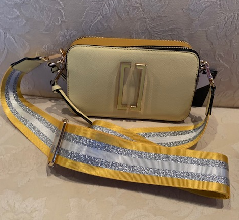 NEW YORK SMALL YELLOW/TAUPE CROSSBODY 58882