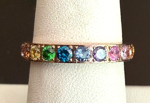 QUDO SPACER ETERNITY ROSEGOLD MULTI COLOR