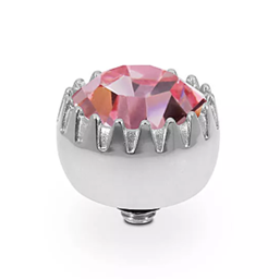 QUDO LONDON TOPPER BIG 10.5MM LIGHT ROSE SILVER