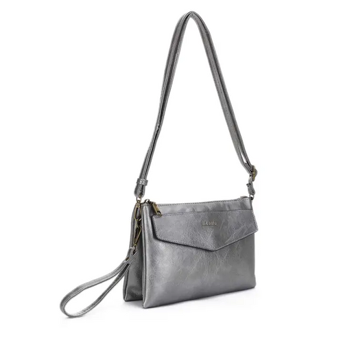 LIZ SOTO LEXI CROSS BODY PEWTER 60292