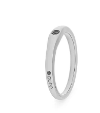 QUDO BASIC FINE SILVER RING