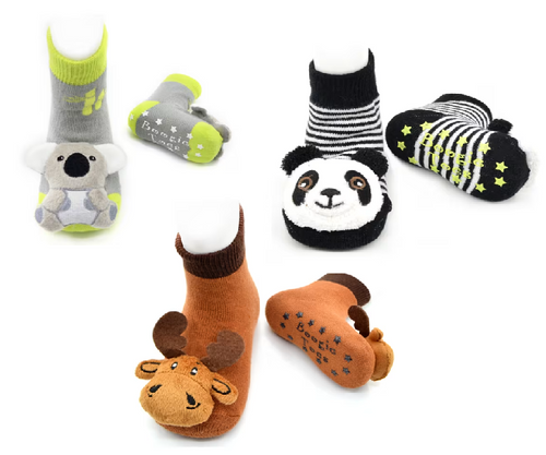 LIVENTI BOOGIE TOE RATTLE SOCKS SET OF 3