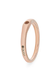 QUDO BASIC FINE ROSEGOLD RING