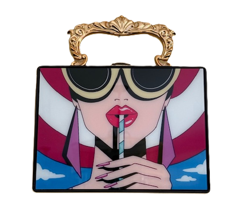 NEW YORK LADY WITH SUNGLASSES BAG 61162
