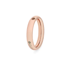 QUDO BASIC SMALL ROSEGOLD RING