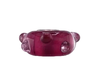 TROLLBEAD PINK BUD GLASS BEAD