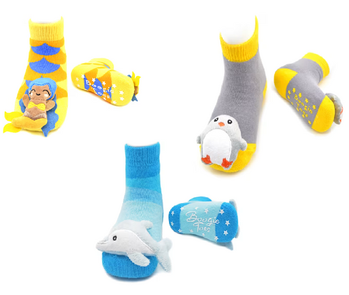 LIVENTI BOOGIE TOE RATTLE SOCKS SET OF 3