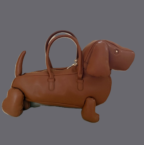 NEW YORK BROWN DACHSHUND BAG 61175