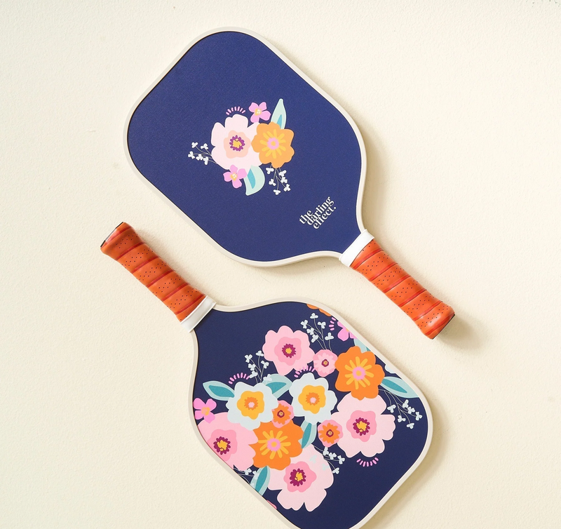 PICKLEBALL PADDLE BRIGHT + BLOOMY NAVY 59547