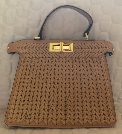 NEW YORK KHAKI WOVEN BAG 60249