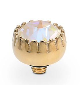 QUDO LONDON TOPPER 8MM SMALL IVORY CREAM DELITE ROSEGOLD