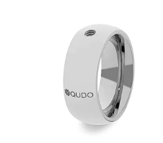 QUDO BASIC BIG SILVER RING