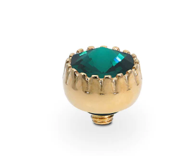 QUDO LONDON TOPPER 8MM SMALL AQUAMARINE ROSEGOLD