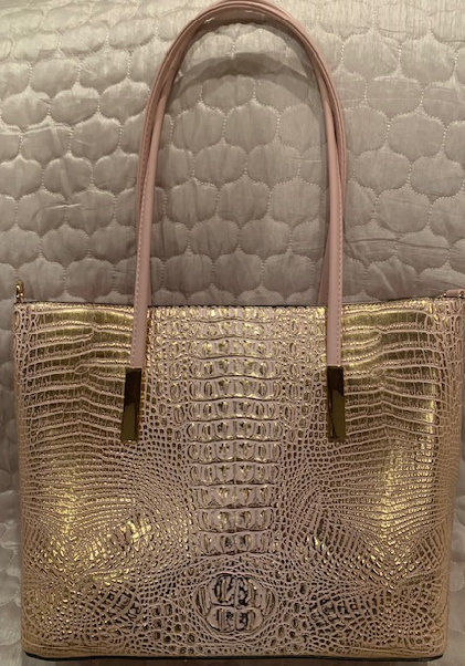 NEW YORK LARGE PINK GOLD TOTE 60467