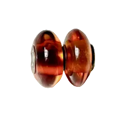 TROLLBEAD MAPLE SYRUP GLASS BEAD