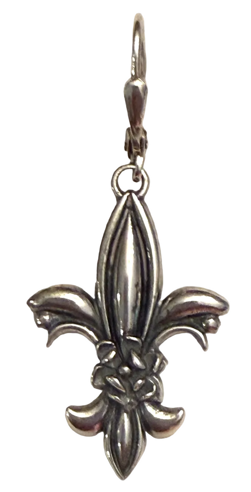 MAGNOLIA FLEUR DE LIS EARRINGS