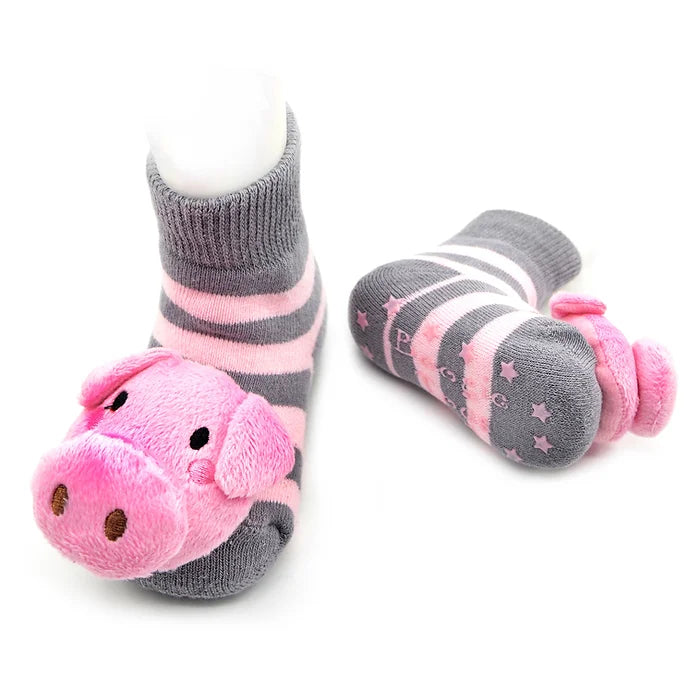 LIVENTI PINK/GRAY PIG BOOGIE TOES