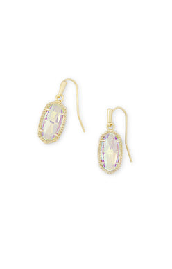 KENDRA SCOTT EARRING LEE GOLD DICHROIC GLASS