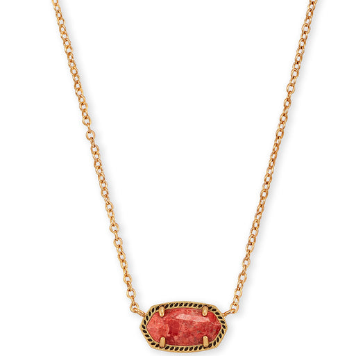 KENDRA SCOTT NECKLACE ELISA GOLD VINTAGE SIENNA