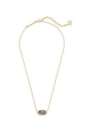 KENDRA SCOTT NECKLACE ELISA GOLD MULTI DRUSY