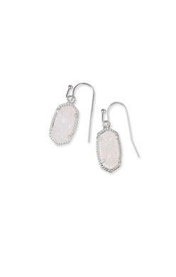 KENDRA SCOTT EARRING LEE GOLD RHODIUM IRIDESCENT DRUSY