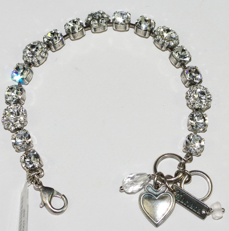MARIANA BRACELET ON A CLEAR DAY JAYNE: clear stones in silver rhodium setting