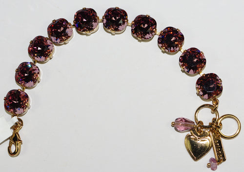 MARIANA BRACELET: Rose stones in european gold setting