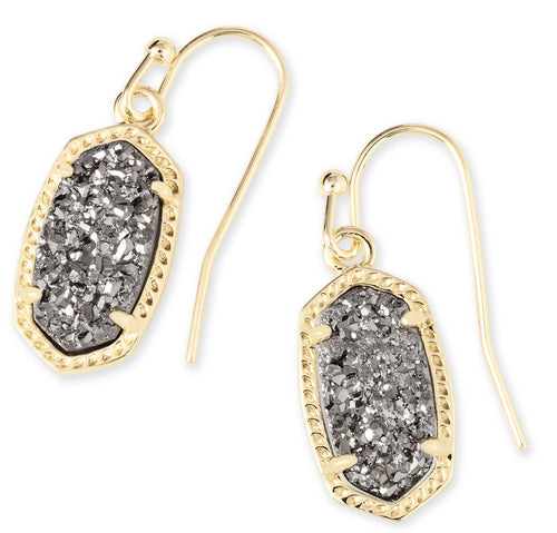 KENDRA SCOTT EARRINGS LEE GOLD DRUZY PLATINUM