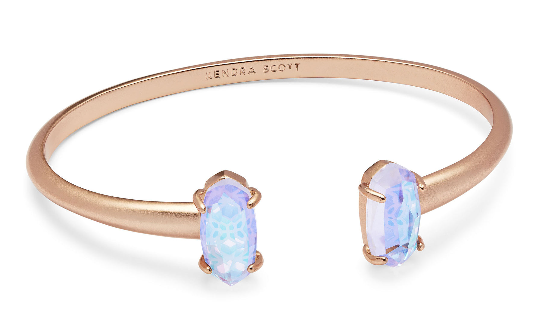 KENDRA SCOTT BRACELET ROSEGOLD DICHROIC GLASS