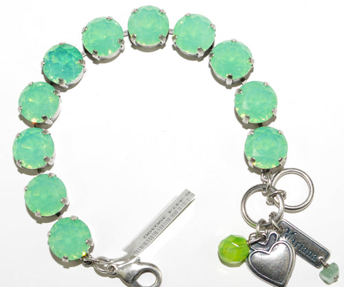 MARIANA BRACELET PACIFIC OPAL: pacific opal stones in silver rhodium setting
